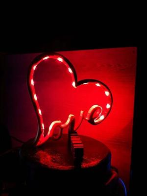 LOVE CŒUR LED
