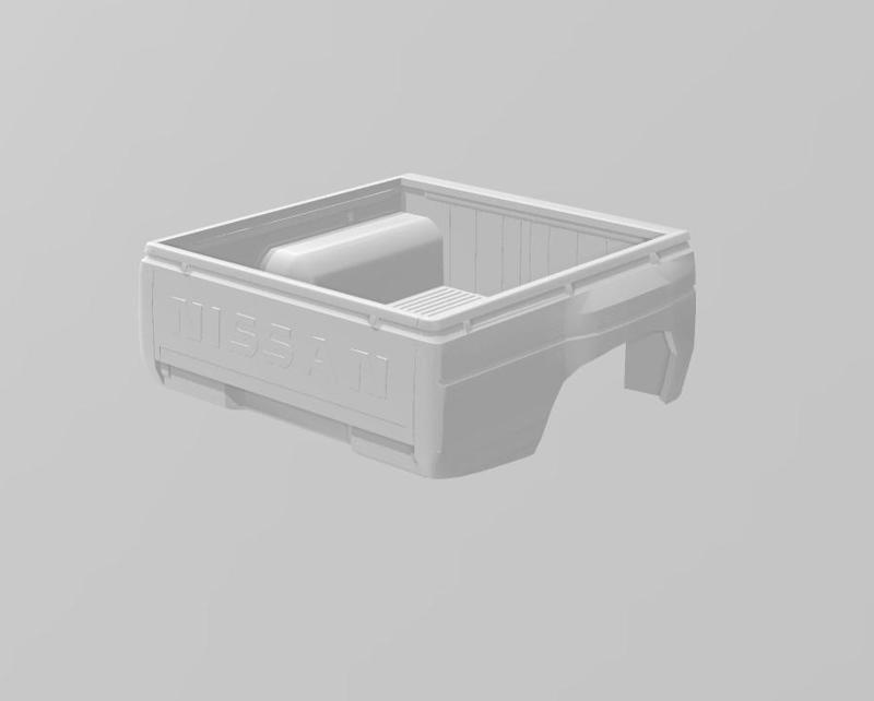 Nissan D21 Double Cab (Bed Only) 1:24 & 1:25 Scale (Nissan Hardbody)
