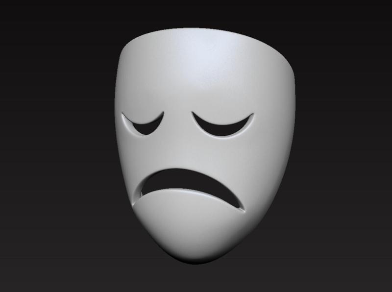 Sad Theater Mask
