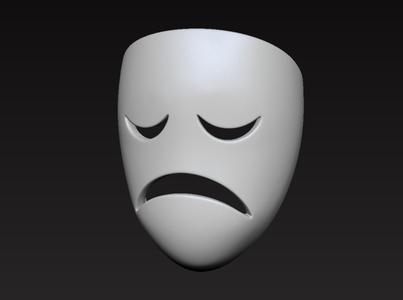 Sad Theater Mask