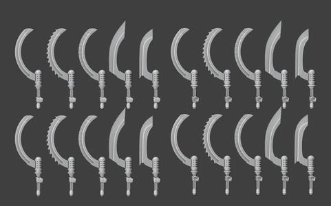 Space Warriors: Khenetai Occult Blade Power khopesh