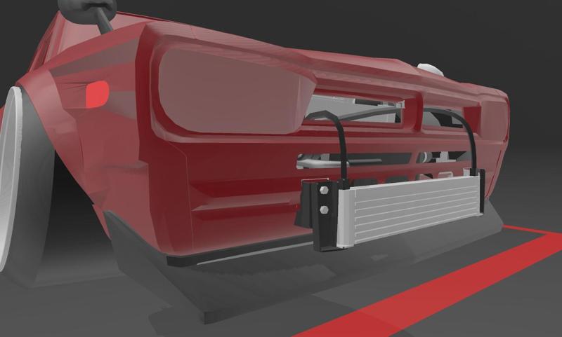 Hakosuka Nissan GT-R Front Spoiler 1:24 & 1:25 Scale