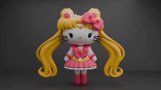 hello kitty sailor moon