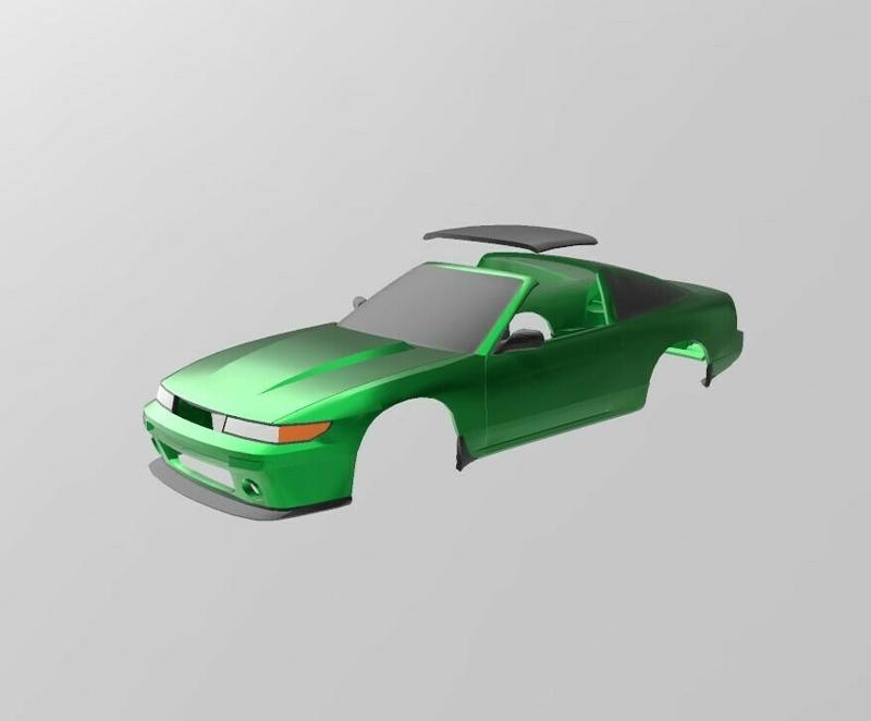 NISSAN SILEIGHTY S13  TARGA TOP 1:24 & 1:25 SCALE