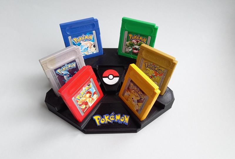 Holder for Gameboy Pokemon games Nintendo Presentation 1 Edition games cartridge