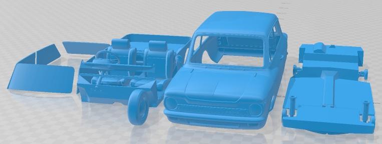 Hillman IMP 1963 Printable Car