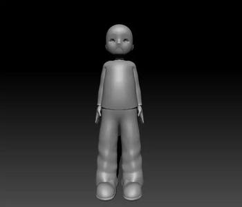 cartoon figure for client hiphop