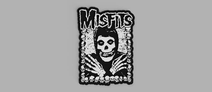 MISFITS LOGO HORROR PUNK  DEMON DEMON 2 Wall Picture