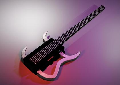 Skeleton guitar body