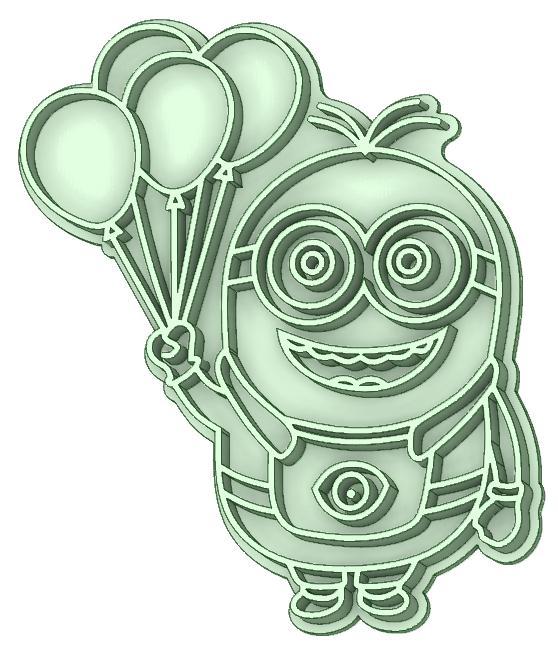 Whole Minion 17 cookie cutter