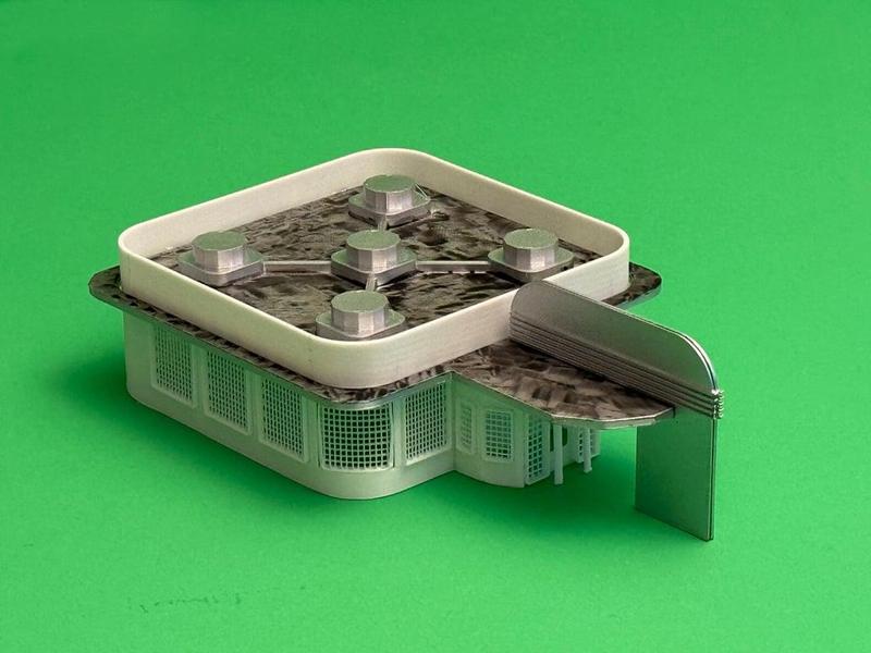 ART DECO DINER 1950 1:87 HO SCALE