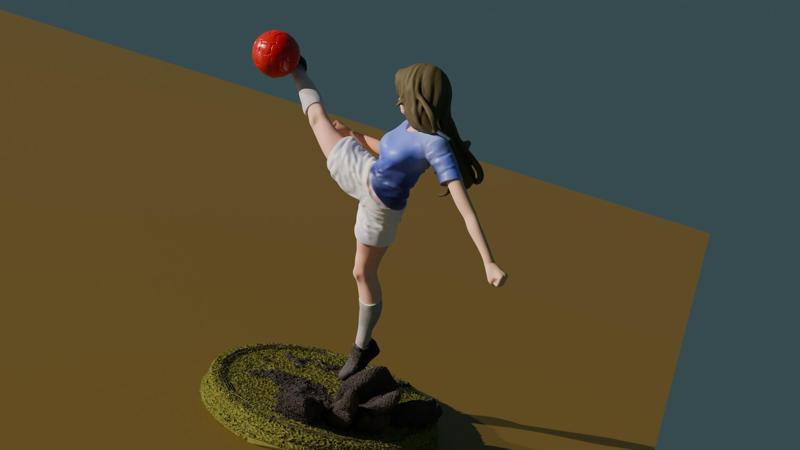 Football Soccer Girl Epic Model Woman Sportsgirl Athlete Gift