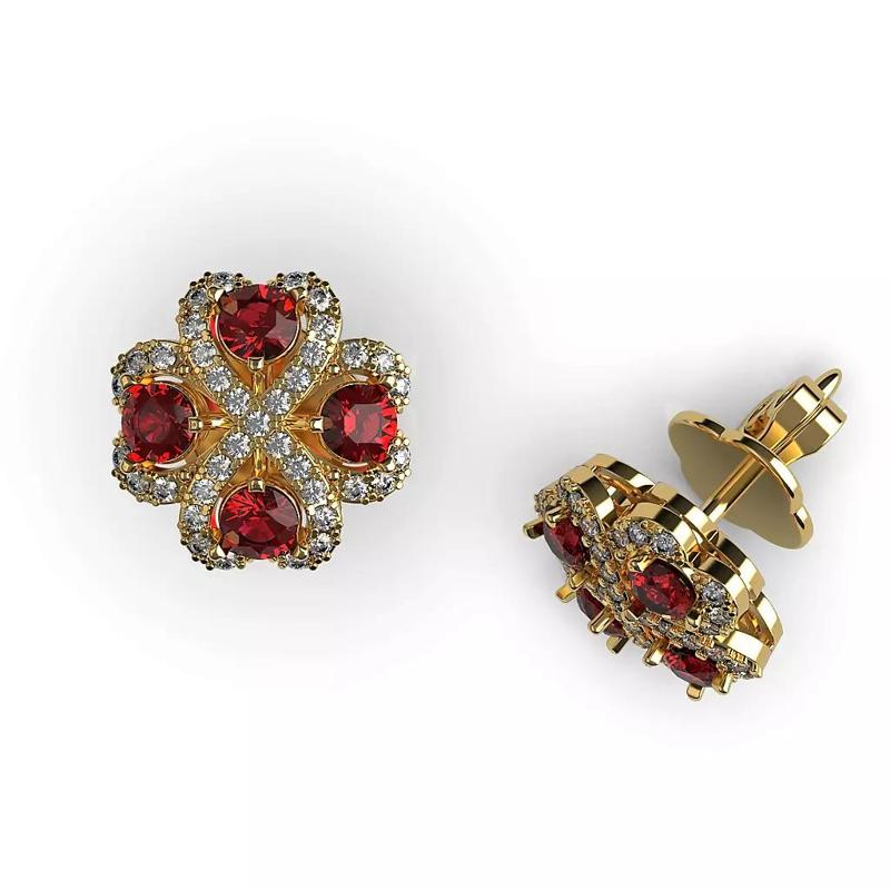 Faberge Earrings Studs