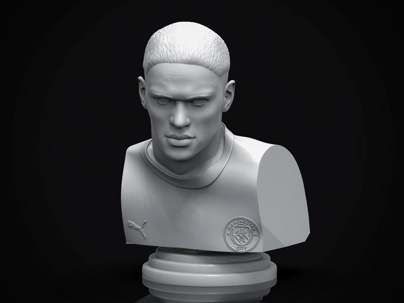 Erling Haaland 3D Printable Bust