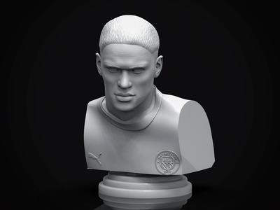 Erling Haaland 3D Printable Bust