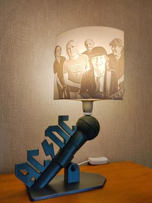 Lampe ACDC et litophane