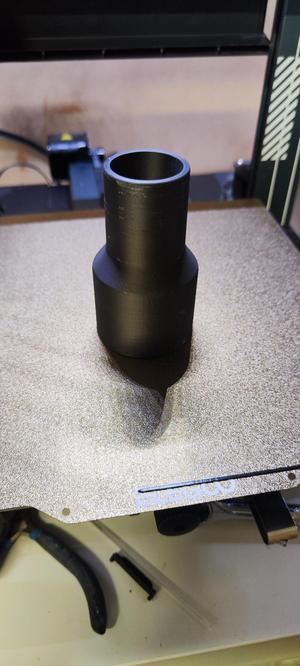 Imes 150i hose adapter for Renfert vacuum