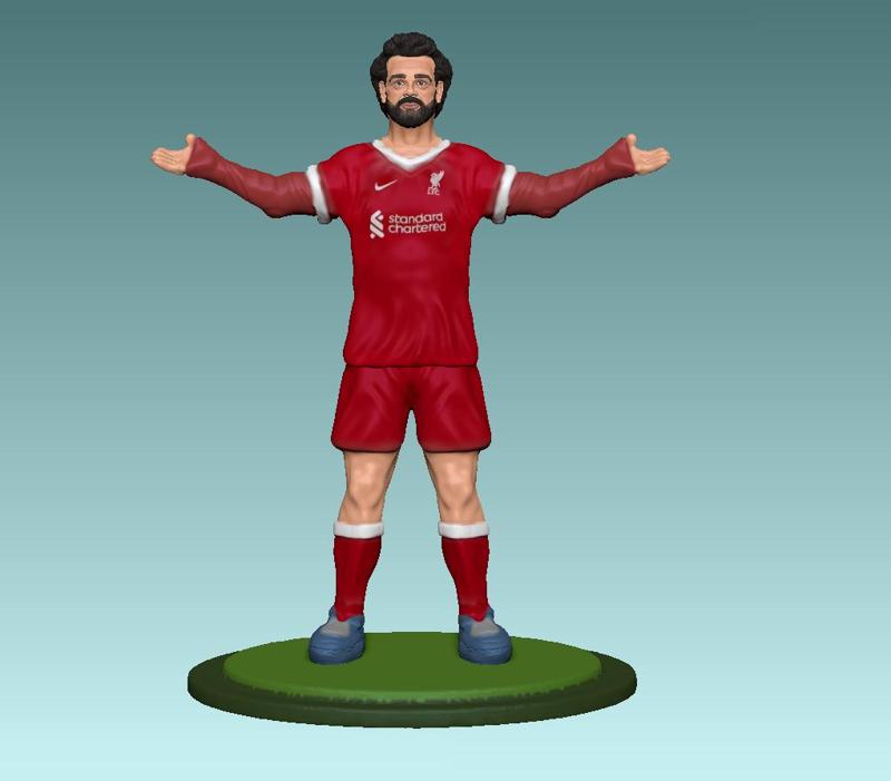 mohamed salah or mo salah figure from Liverpool and Egypt