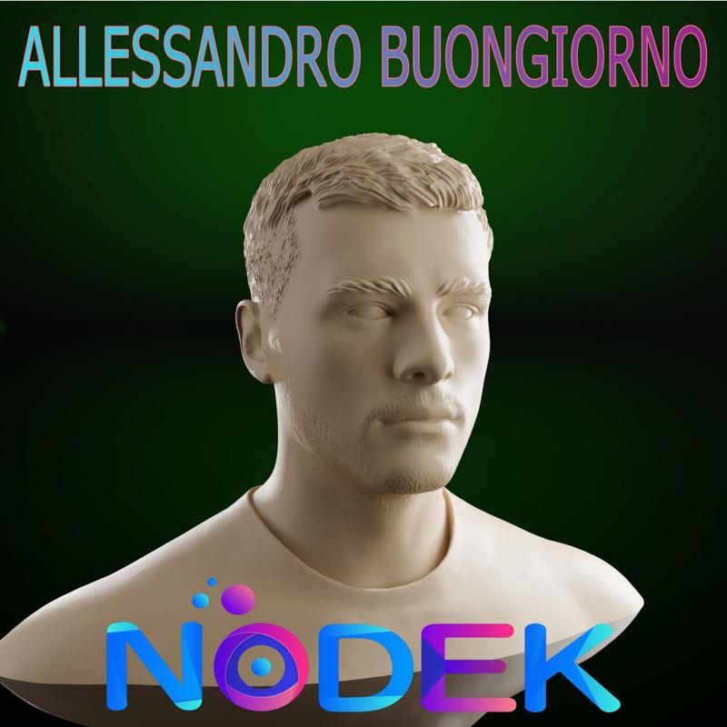 Bust of Alessandro Buongiorno - The Young Torino Defender