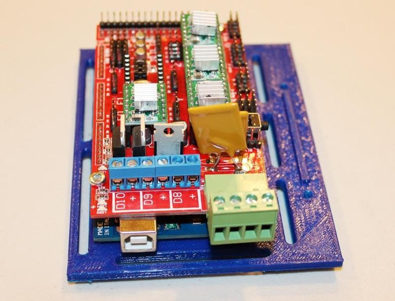 RAMPs 1.4 mount for 1515 Aluminum extrusion, Used for SmartOne Printers.