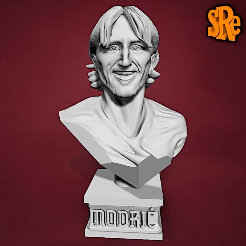 Luka Modric Bust - Football Player Real Madrid and Croatia
