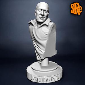 Bust Zinedine Zidane French Football Icon