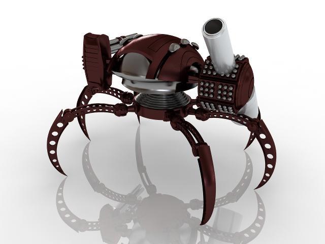 Robot spiderman 3D model