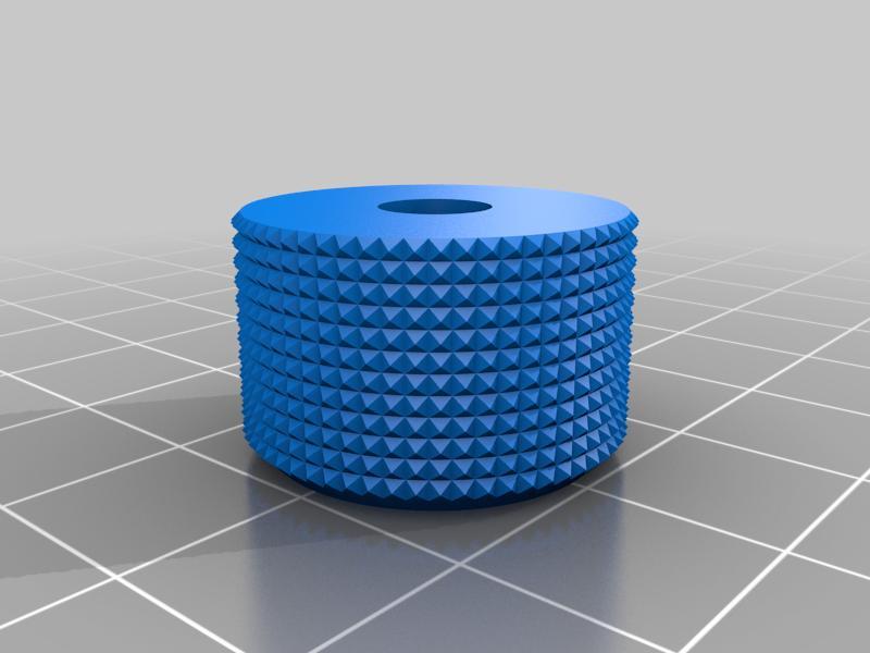 Knob w knurling 6mm hole