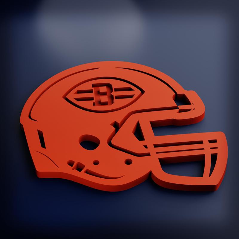 NFL CLEVELAND BROWNS HELMET COASTER