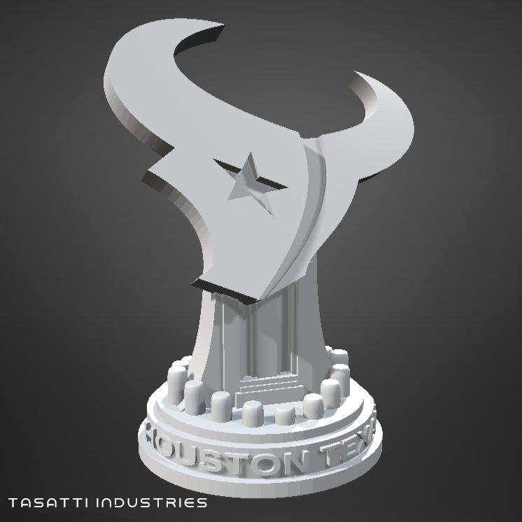 NFL Houston Texas Logo Trophy