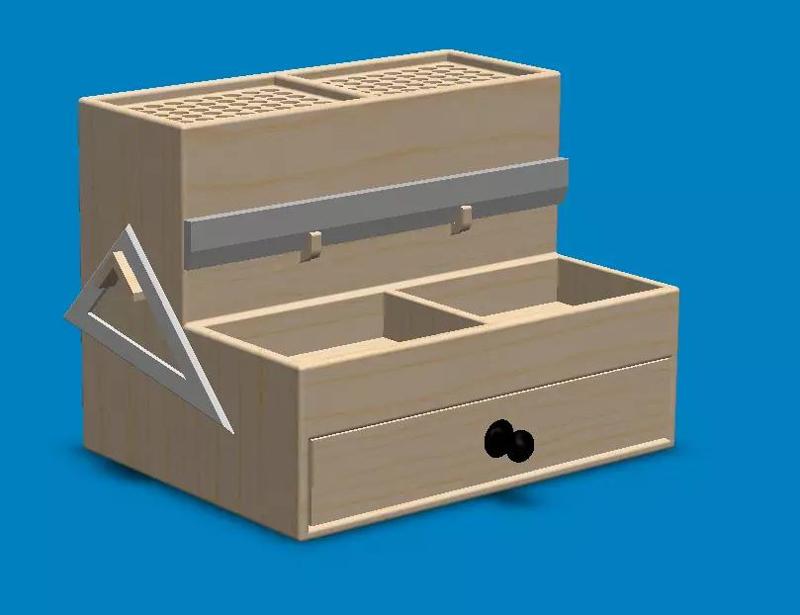 Enhanced pencil case