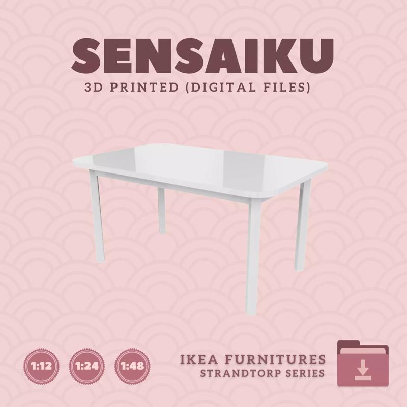 1 STRANDTORP Table 59 In for Mini Dollhouse - IKEA - 3D Print