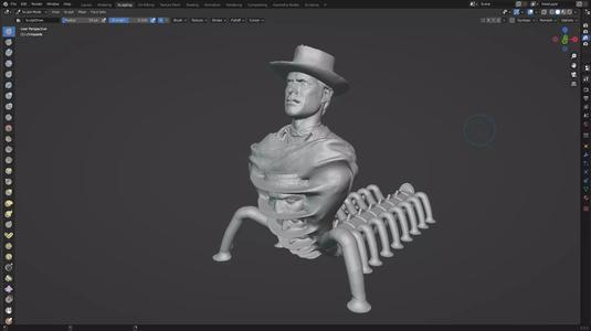 The Clintepede man in hat