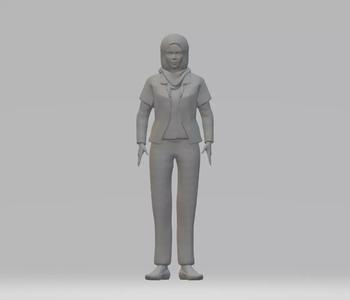 dokter hijab 3d print