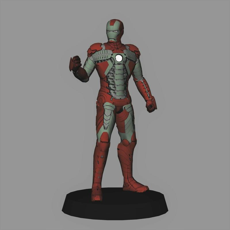 Ironman mk 5 - Ironman 2 LOW POLYGONS AND NEW EDITION