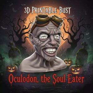 Oculodon the Soul Eater  3D Printable Horror Bust