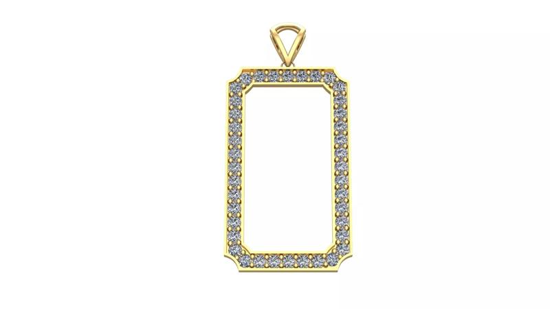 Cut Edge Soldier Pendant