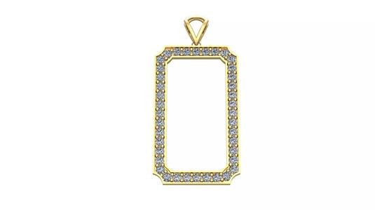 Cut Edge Soldier Pendant