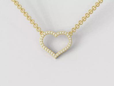 Diamond Heart Necklace