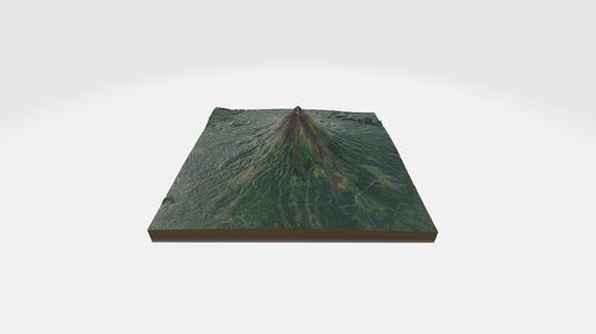 🌋 Mount Mayon (Philipinnes) 3D Map