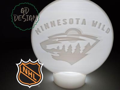 Minnesota Wild HOCKEY PUCK LIGHT