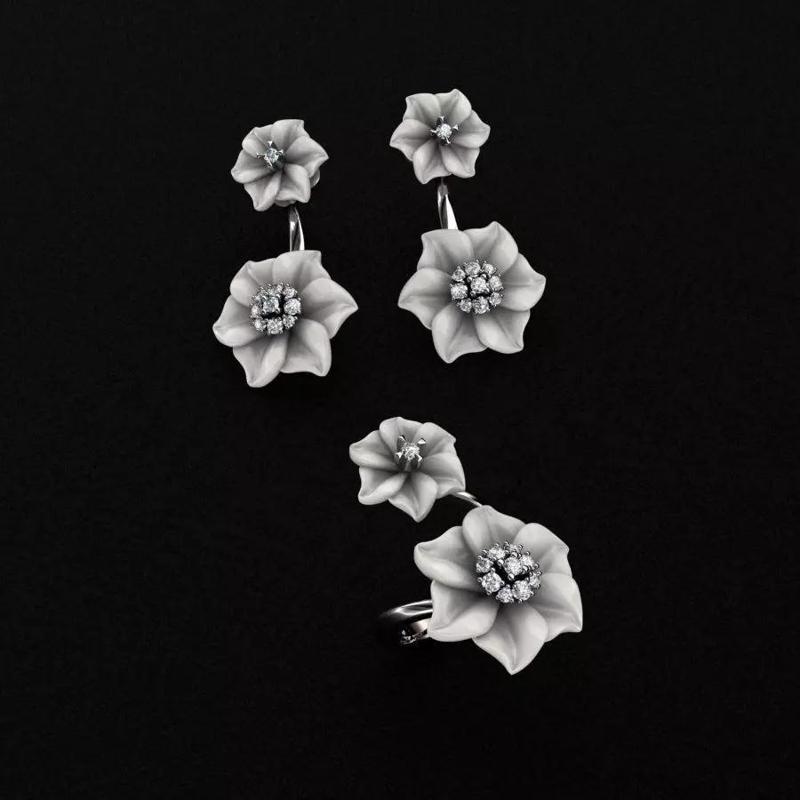 Ring and Earrings 3D print model