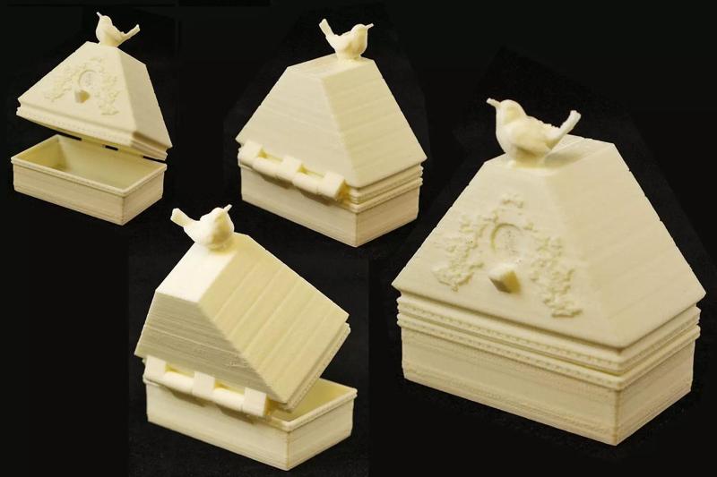 Bluebird of Happiness Antique Ring Box