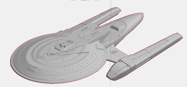 Myrmidon Class - Star trek federation star ship