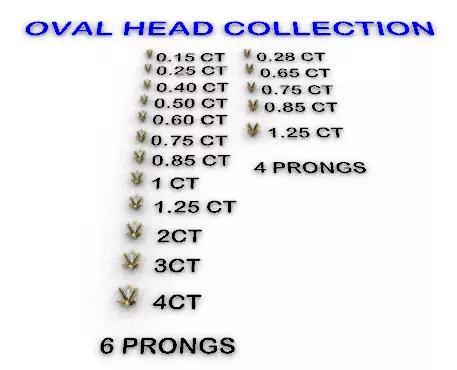 Various Oval Heads Findings Earrings nose rings styles