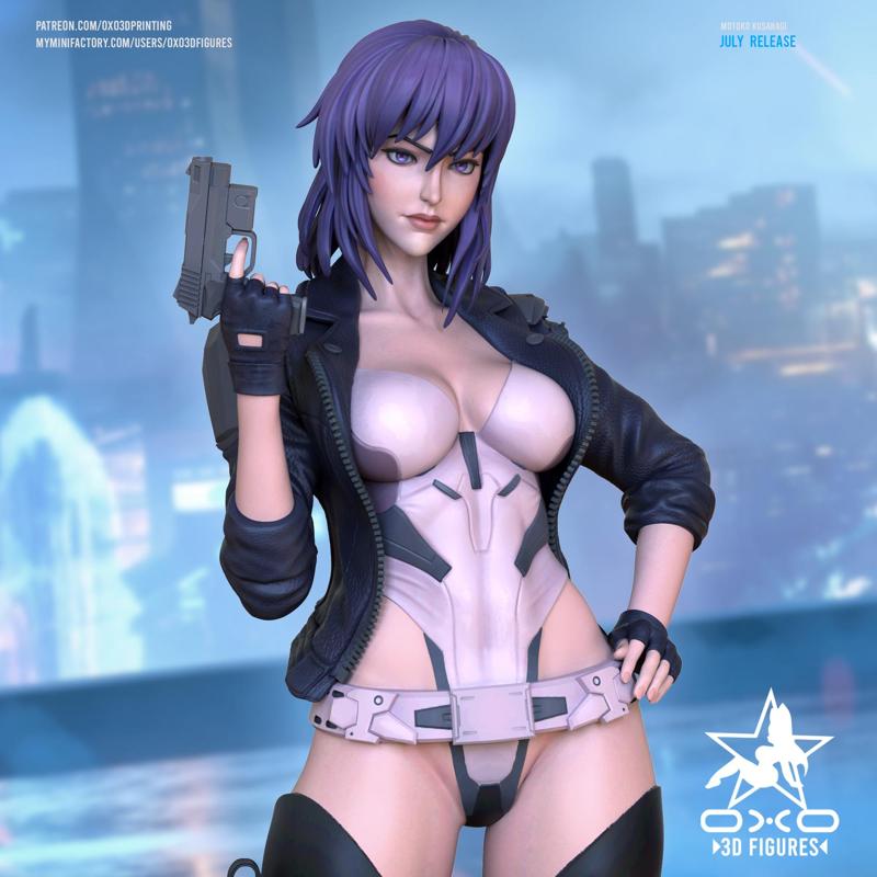 Motoko Kusanagi Tabletop Miniature Figure