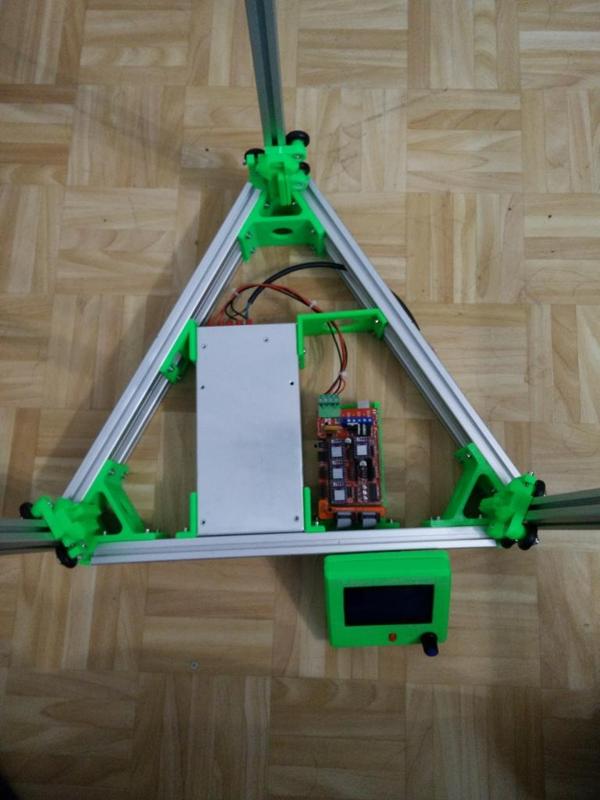 Power Supply Bracket for Kossel 2020 (360mm side lenght)