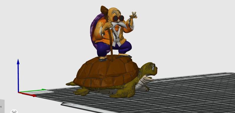 MASTER ROSHI GENIO DELLE TARTARUGHE DRAGONBALL