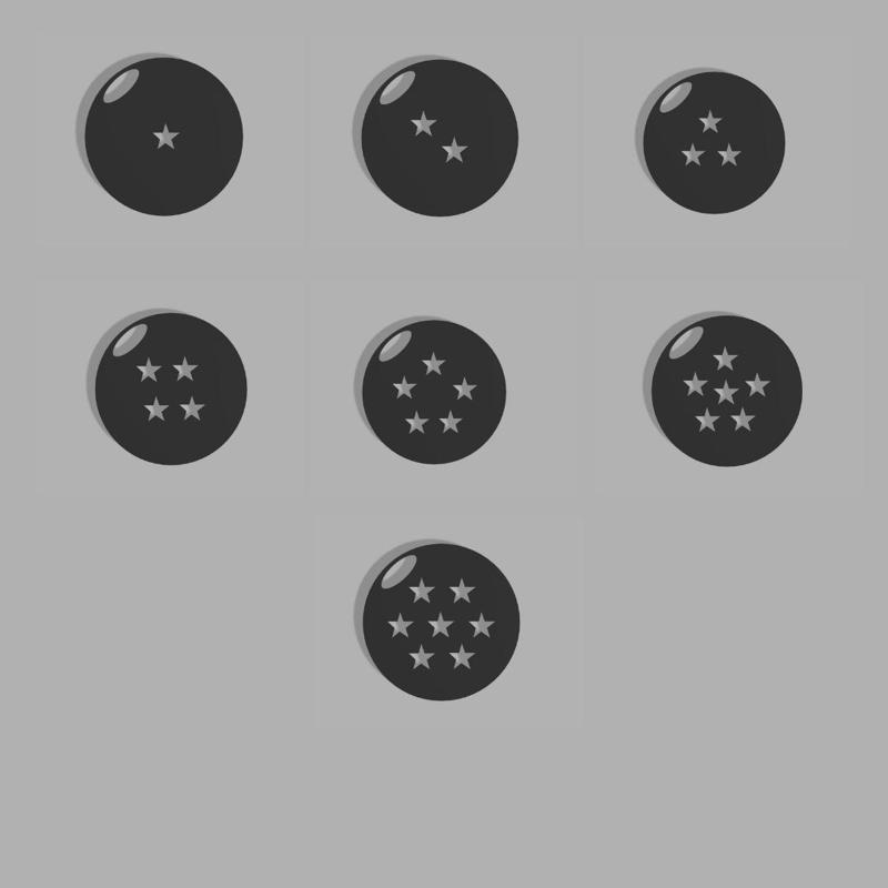 Dragon balls Wall arts Pack || Dragon balls Wall arts Pack