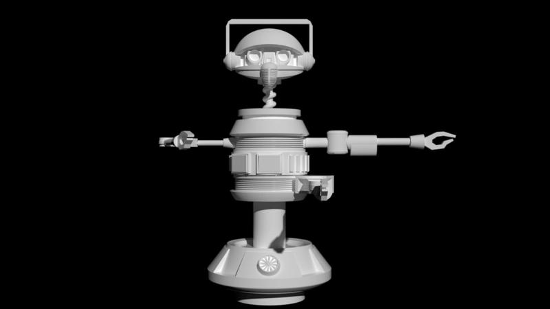 DJ R-3X droid from Galaxy's Edge